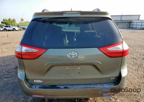 2018 Toyota Sienna Le from USA, damaged, VIN 5TDKZ3DC2JS905746